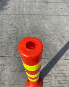 Delineador de <span class=keywords><strong>PVC</strong></span> de 700mm, poste de carretera de tráfico de plástico reflectante para divisor de carril, producto de carretera de alta visibilidad - Product Image 4