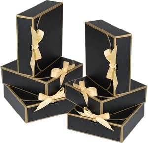 Boîtes cadeaux en <span class=keywords><strong>papier</strong></span> haut de gamme décorées d'un nœud, emballage professionnel pour cosmétiques, cadeaux de mariage, cadeaux d'anniversaire, cadeaux de fêtes - Product Image 1