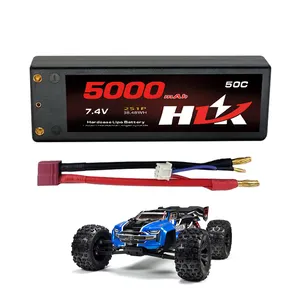 נטענת 5000Mah 6800Mah 50C 35C 25C 2S 3S 4S 5S 7.4V 11.1V 14.8V rc מצב Lipo סוללה 6S Lipo סוללה