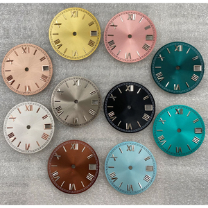 Esfera Romana con Patrón Solar de 28.5mm para Relojes Personalizados, Compatible con Movimiento Mecánico NH35 - Product Image 1