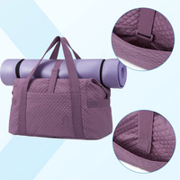 Sac de yoga grande capacité personnalisé en usine, sac de sport tendance pour la nuit et le week-end, sac de voyage avec séparation humide/sec, vente chaude