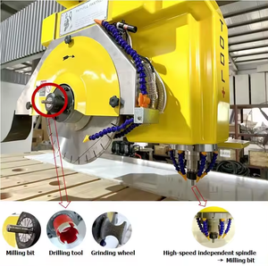 Công cụ + Italy mới đa chức năng 5 trục CNC Router đá Máy đá cẩm thạch Granite gạch cắt cầu Saw động cơ chính xác - Product Image 2