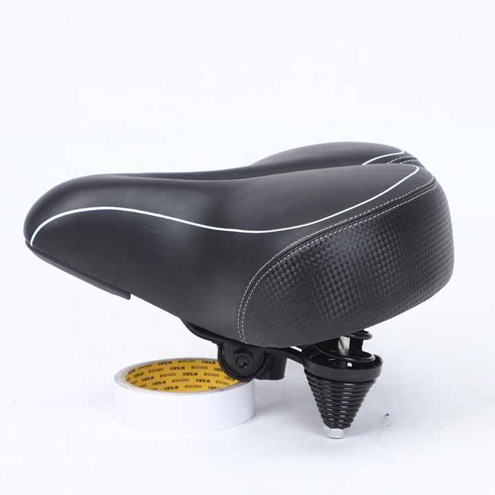 thumbnail image 2 of UPKOCH Vintage Leather Bike Saddle Cushion Comfortable Road Bike Seat 2 of 11