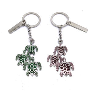 Porte-clés en métal personnalisé avec logo, souvenir de Sainte-Lucie, tortue de <span class=keywords><strong>Guadeloupe</strong></span> - Product Image 3