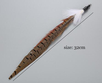 En gros, Plumes de poulet colorées en vrac, Plumes de fée, Jouet interactif pour animaux de compagnie, Baguette de chat d'intérieur, Jouet en fourrure et plumes
