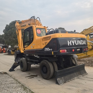 รถขุดล้อยาง Hyundai 210w-9 สภาพดี ขาย รถขุดล้อยาง Hyundai 210w มือสอง น้ำหนัก 21 ตัน - Product Image 2