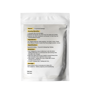 Té Herbal para la Piel C99 Winstown, 14 Bolsitas de Té en Pirámide, Mezcla Natural Blanqueadora, Lirio, Angélica Dahurica, Tuckahoe Blanco, Semilla de Coix - Product Image 3