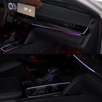 Kit de mise à niveau de l'éclairage ambiant à 64 couleurs pour Toyota Camry (9e génération) 2024-2025 Vellfire Accessoires de garniture de lumière LED intérieure
