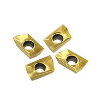 BOMT130404R Plaquettes de fraisage rapide en carbure de tungstène de marque ACME, revêtement en carbure de titane, pour tour CNC, outil de coupe indexable en carbure