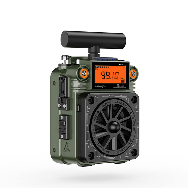Factory Mini Multi-band Radio Support TF Card Intelligent Remote Control SOS Alarm Multi-functional Portable Radio