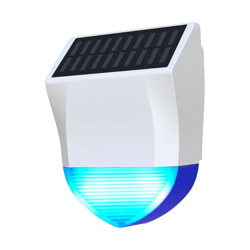 Home Security Waterdichte Draadloze Alarm Sirene Hoorn Buzzer Speaker En Strobe Light Smart Wifi Tuya Solar Outdoor Sirene