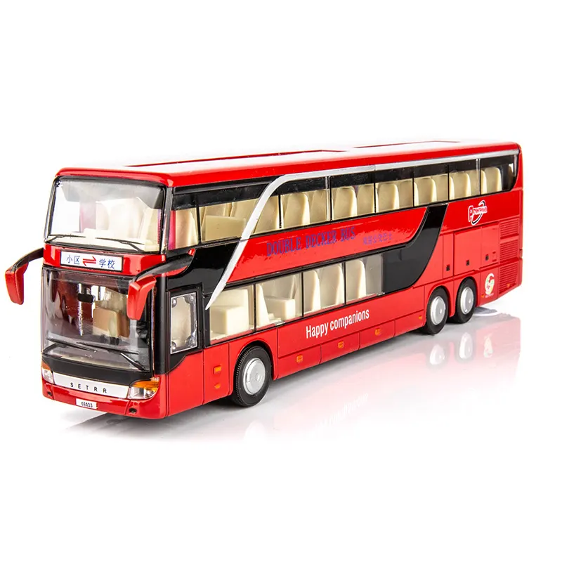 Sıcak satış 1:32 oyuncak otobüs araçlar oyuncaklar diecast otobüs modeli hediyeler