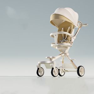 Nouvelle poussette bébé pliable <span class=keywords><strong>2</strong></span>-en-<span class=keywords><strong>1</strong></span> dispositif à bascule siège de voiture cadre en alliage d'aluminium - Product Image 4