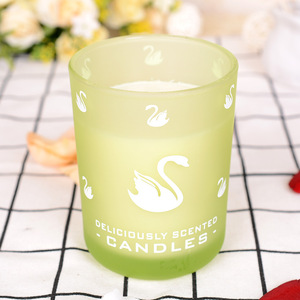 Bougie artisanale en cire <span class=keywords><strong>de</strong></span> soja INS, couleur givrée, motif en spray, sans fumée, en forme <span class=keywords><strong>de</strong></span> tasse, pour couple, confession - Product Image 3
