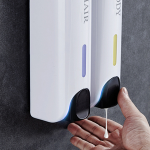 ידני נוזל סבון Dispenser קיר רכוב מקלחת שמפו גוף לשטוף משאבות - Product Image 5