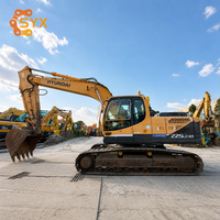 Экскаватор Hyundai 225-9T с ковшом 1,05 м, эксплуатационная масса 22 тонны, б/у, стабильная производительность, для местных проектов