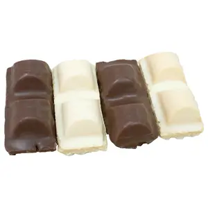 Fabricant Vente en gros 10g Gaufrette au chocolat Biscuits Biscuits à la crème au chocolat et à la noisette Biscuits à saveur multiple