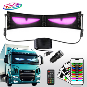 Schermo trasparente flessibile a Led impermeabile con schermo adesivo a Led demone occhio dinamico per camion altri accessori per luci auto - Product Image 1