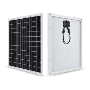 定制高效单晶多晶太阳能电池12v 50w 100w 150w 200瓦中国廉价太阳能电池板