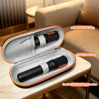Étui de transport rigide en EVA personnalisé avec logo, boîte de rangement portable pour haut-parleur BT et ensemble de micro, vente en gros directe d'usine
