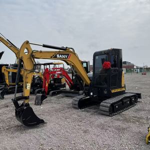 Excavadora Sany SY55U 90% nueva, original de China, con certificación EPA y CE. Excavadora Sany SY55U. - Product Image 3