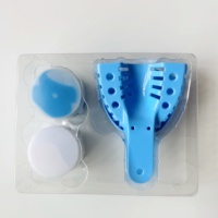 Kits de Moules de Fabrication de Grillz Dentaires DIY, Kits de Moulage en Pâte, Plateaux en Plastique, Matériau d'Empreinte en Silicone, Pâte Dentaire