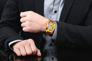 SEWOR 577 Original Casual Watches Fashion Leather Strap Dress Business Classic Watches Mechanical <strong>Automatic</strong> <strong>Wristwatch</strong> for Men - Product Image 5