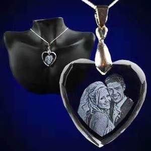 Pujiang Factory Supply Atacado amor Coração K9 Cristal Colar Terahertz Pingente Cura Quartz para Presente De Casamento - Product Image 6