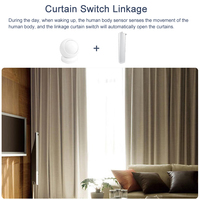 Detektor gerak tubuh manusia Mini Tuya Zigbee PIR Sensor gerak untuk garasi Hotel