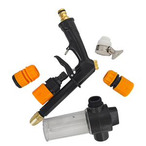 Nettoyeur haute pression professionnel en acier au carbone noir avec buse dorée et système de filtration pour un nettoyage puissant - Product Image 3