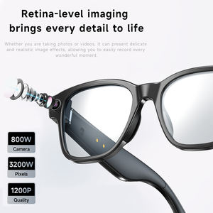 Lunettes intelligentes <span class=keywords><strong>AI</strong></span> avec caméra, casque BT multifonction, musique, appels téléphoniques, lunettes intelligentes et portables <span class=keywords><strong>AI</strong></span> pour hommes et femmes - Product Image 3