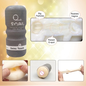 Pene De Satisfactorio masturbazione Con Masajeador caporale sesso orale masturbatore uomo Vagina giocattoli sessuali tasca figa tazza - Product Image 3