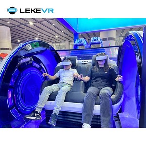 LEKE 9D Egg Cinema Metaverse Game Machine 2-Seat Virtual Reality Showroom Indoor/Outdoor Hardwar Metal Theme Park <span class=keywords><strong>VR</strong></span> for Theme - Product Image 4