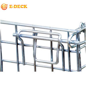 <span class=keywords><strong>Cage</strong></span> de panier en treillis métallique industrielle empilable en métal pour le stockage - Product Image 2