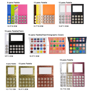 Palette de fards à paupières, maquillage pour les yeux, vide, mat, scintillant, à paillettes, DIY, 9/12/15 pièces, tendance - Product Image 6