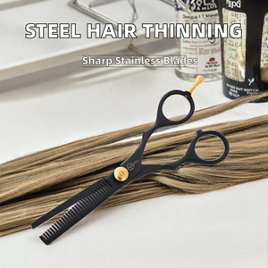 Tijeras de Adelgazamiento de Cabello para Diestros, de Acero Inoxidable, Ligeras, Profesionales, para Barbería y Salón - Product Image 2