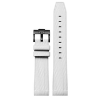 Bracelet de montre en silicone de remplacement avec boucle en acier inoxydable pour Swatch MoonSwatch, pour IWC, pour LONGINES, pour montres intelligentes Garmin