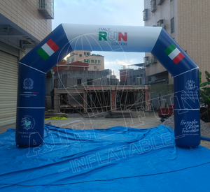 Gerbang Lengkung Tiup Kustom Logo Balap Olahraga Kedap Udara untuk Acara Promosi Merek Dealer Mobil di Luar Ruangan - Product Image 5
