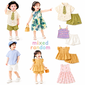 <span class=keywords><strong>Stock</strong></span> di <span class=keywords><strong>abbigliamento</strong></span> estivo per bambini in eccesso dalla fabbrica cinese Fujian - Lotto misto di <span class=keywords><strong>abbigliamento</strong></span> per bambini e bambine di Grado A, senza marchio - Product Image 2