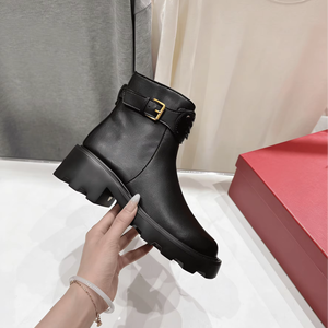 Botas Chelsea con Correa Ajustable en el Tobillo y Suela Gruesa para Mujer, Otoño Invierno, Estilo Valentino - Product Image 1