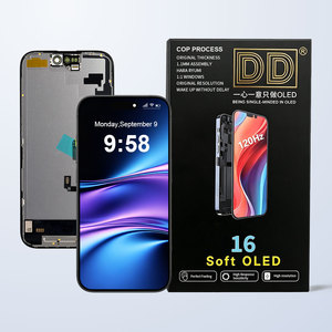 จอแสดงผล FHD OLED แบบนิ่มดั้งเดิมสำหรับ iPhone 15 Pro 100% ไม่มีการเผาไหม้หน้าจอโทรศัพท์มือถือ - Product Image 3