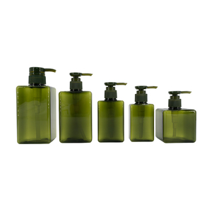 Bouteilles en plastique carrées pour shampoing, conditionneur et lotion corporelle – Emballage vert économique pour fabricants - Product Image 5