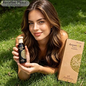 Suero Capilar Instantáneo con Proteína de Queratina, Aceite Suavizante para el Cabello, Suero Capilar de Seda, Queratina Brasileña, Aceite de Argán - Product Image 3