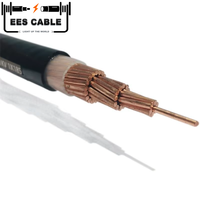 Cable de Alimentación de Cobre Flexible de 1 Núcleo, YJV de Bajo Voltaje 0.6/1KV, Aislamiento XLPE y Revestimiento de PVC, 10mm2 1-1000mm2