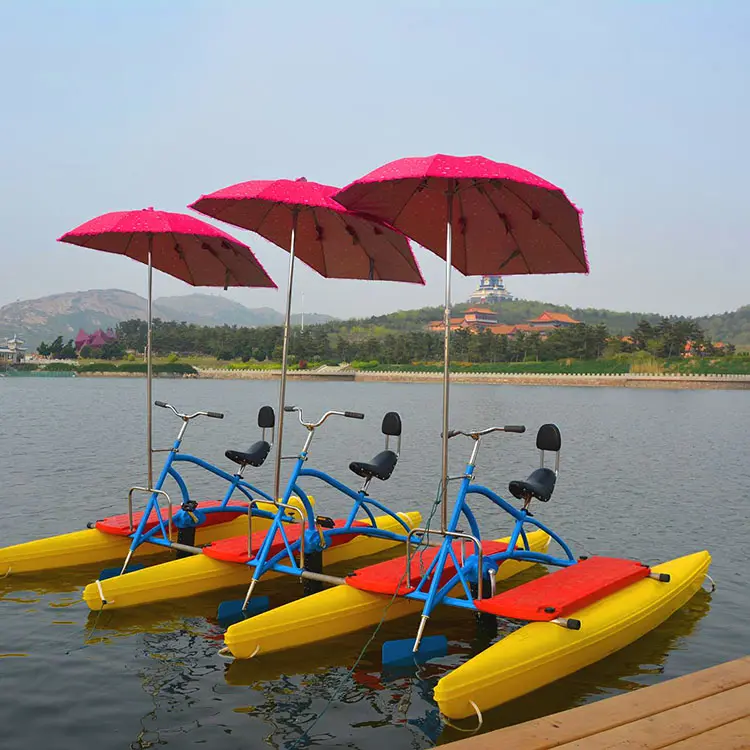 Bicicleta de agua para parque acuático, para adultos, 1, 2, 3 asientos