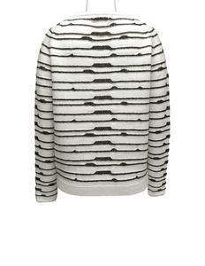 Pull à capuche rayé pour femme, tricot décontracté à manches longues avec liens doux, idéal pour l'automne - Product Image 2