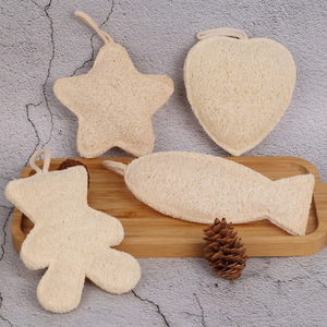 Éponge de loofah en forme de fleur, épaisse, naturelle, pour le bain des enfants et le nettoyage de la cuisine - Product Image 2