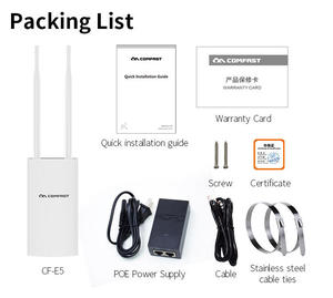 เวอร์ชันสากล4G LTE Router จุดเชื่อมต่อไร้สาย PoE 300Mbps CPE กลางแจ้ง <span class=keywords><strong>COMFAST</strong></span> CF-E5 - Product Image 2