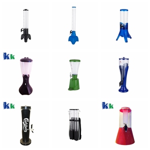 Yüksek kaliteli 1.5L 2L 2.5L 3L <span class=keywords><strong>4L</strong></span> 5L LED işıklı Bar suyu bira otomatı buz tüpü ile masa üstü bira kulesi - Product Image 6
