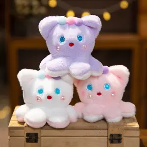 Mini Kunomi peluche giocattolo Kawaii Anime cartone animato Kunomi carino Comfort morbido farcito portachiavi per bambini